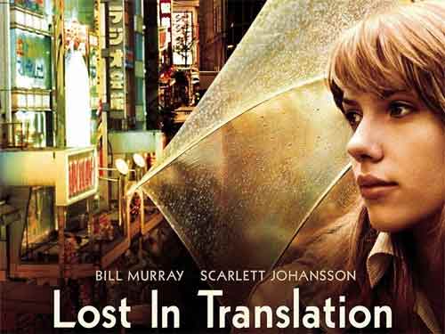 Lost in Translation is a 2003 comedy-drama film written and directed by Sofia Coppola. It stars Bill Murray as middle-aged actor Bob Harris, who befriends college graduate Charlotte (Scarlett Johansson) in a Tokyo hotel. Lost in Translation is a 2003 comedy-drama film written and directed by Sofia Coppola. It stars Bill Murray as middle-aged actor Bob Harris, who befriends college graduate Charlotte (Scarlett Johansson) in a Tokyo hotel.